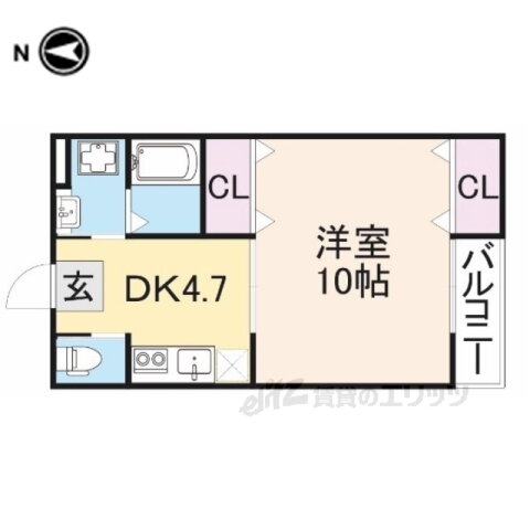 滋賀県長浜市宮司町 長浜駅 1DK アパート 賃貸物件詳細