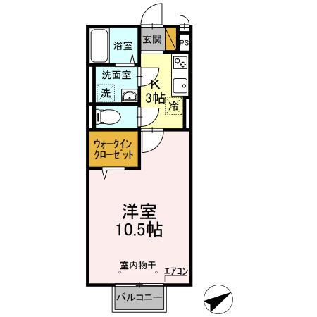 千葉県市原市岩崎１ 五井駅 1K アパート 賃貸物件詳細