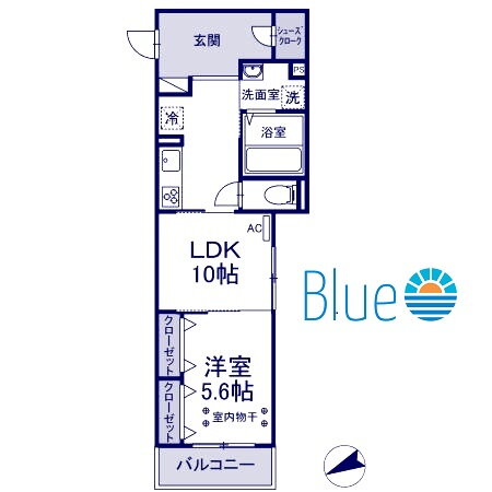 神奈川県藤沢市片瀬２ 鵠沼駅 1LDK アパート 賃貸物件詳細