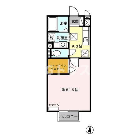埼玉県北足立郡伊奈町中央２ 伊奈中央駅 1K アパート 賃貸物件詳細
