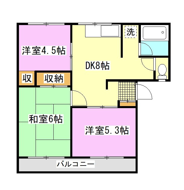 埼玉県入間市大字下藤沢 武蔵藤沢駅 3DK アパート 賃貸物件詳細