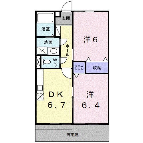 和歌山県御坊市島 学門駅 2DK アパート 賃貸物件詳細