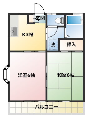 埼玉県新座市野火止５ 新座駅 2K アパート 賃貸物件詳細