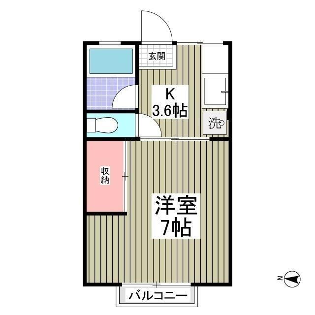 神奈川県相模原市緑区元橋本町 橋本駅 1K アパート 賃貸物件詳細