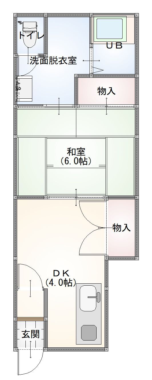 大阪府大阪市西成区橘２ 西天下茶屋駅 1DK アパート 賃貸物件詳細