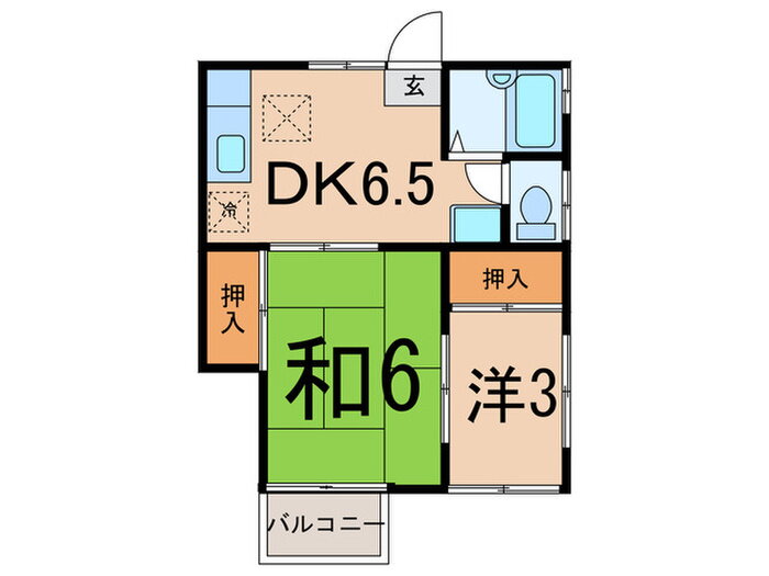 神奈川県横浜市神奈川区西寺尾３ 大口駅 2DK アパート 賃貸物件詳細