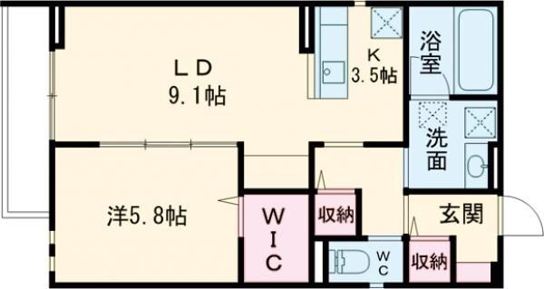 栃木県宇都宮市一番町 宇都宮駅 1LDK アパート 賃貸物件詳細