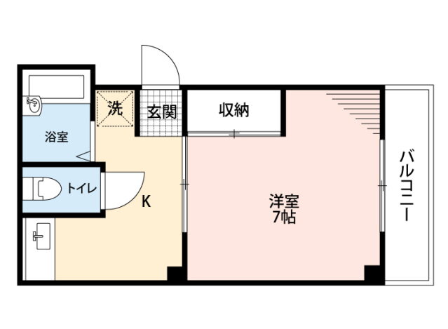 広島県広島市中区住吉町 舟入町駅 1DK マンション 賃貸物件詳細