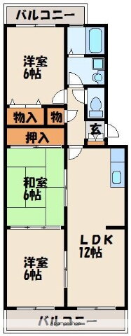 福岡県福岡市東区和白６ 和白駅 3LDK マンション 賃貸物件詳細