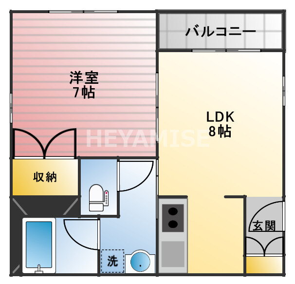 長崎県諫早市小船越町 諫早駅 1LDK マンション 賃貸物件詳細