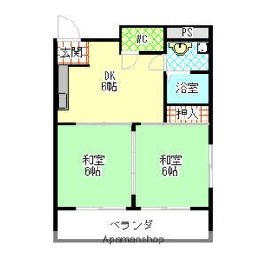 愛知県名古屋市北区中切町字野間 黒川駅 2DK マンション 賃貸物件詳細