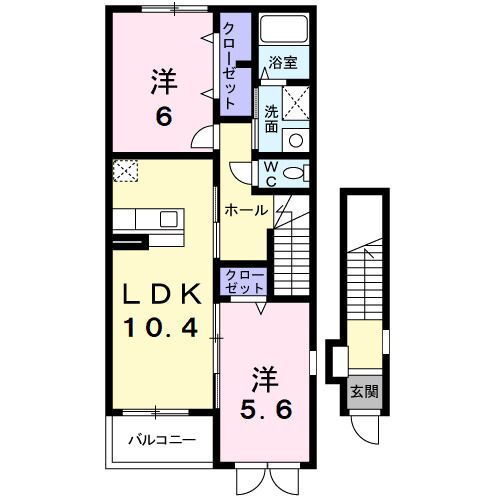三重県松阪市久米町 松ヶ崎駅 2LDK アパート 賃貸物件詳細