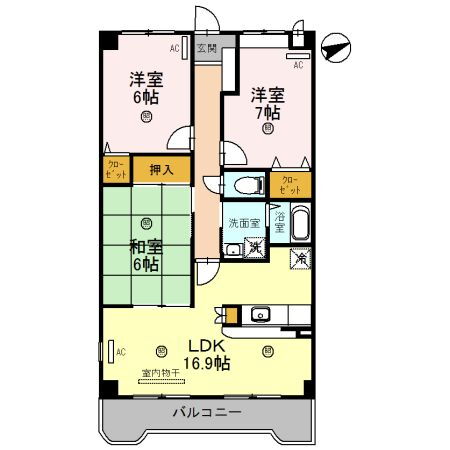 奈良県奈良市恋の窪１ 奈良駅 3LDK マンション 賃貸物件詳細