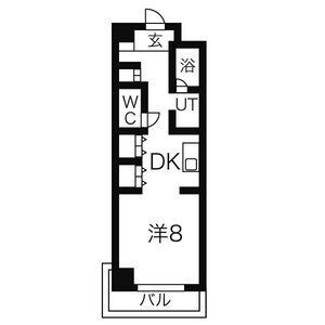 メゾンラフィネ　ＩＩ 3階 1DK 賃貸物件詳細