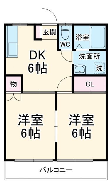 埼玉県所沢市大字久米 西所沢駅 2DK アパート 賃貸物件詳細