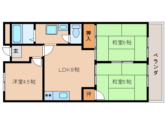 奈良県磯城郡川西町大字結崎 結崎駅 3LDK マンション 賃貸物件詳細