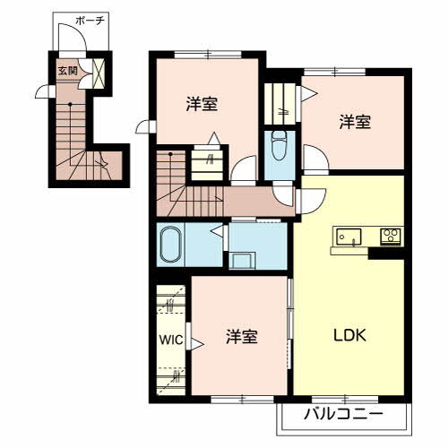 兵庫県丹波市柏原町柏原 3LDK アパート 賃貸物件詳細