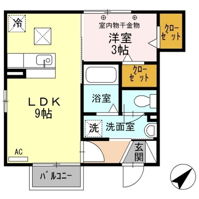 静岡県静岡市清水区追分２ 桜橋駅 1LDK アパート 賃貸物件詳細