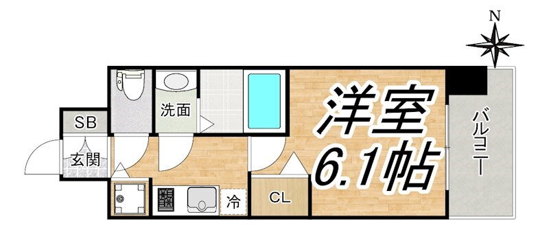 大阪府大阪市北区中津２ 中津駅 1K マンション 賃貸物件詳細