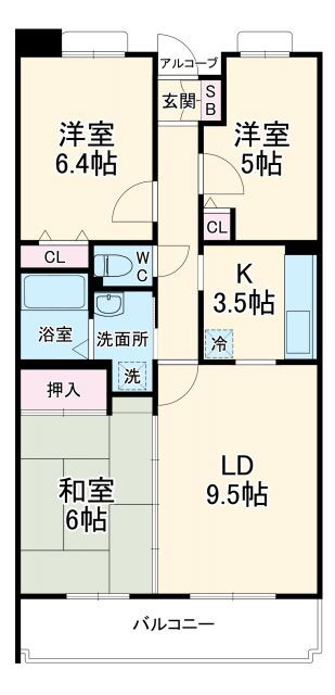 神奈川県横浜市港北区新吉田東８ 新羽駅 3LDK マンション 賃貸物件詳細