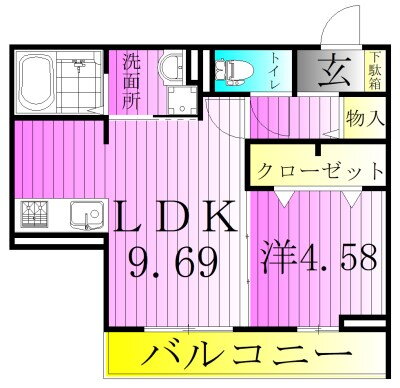 東京都足立区興野２ 高野駅 1LDK アパート 賃貸物件詳細