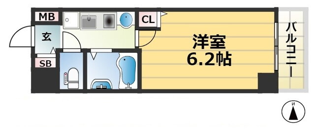 兵庫県神戸市中央区生田町１ 新神戸駅 1K マンション 賃貸物件詳細