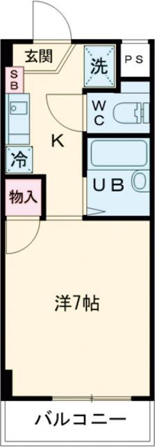 東京都町田市能ヶ谷４ 鶴川駅 1K マンション 賃貸物件詳細