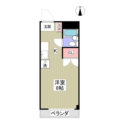 グランドール横倉 4階 ワンルーム 賃貸物件詳細