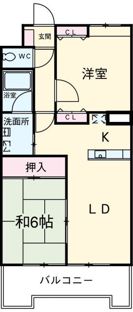 ル・ド・ソレイユ 4階 2LDK 賃貸物件詳細