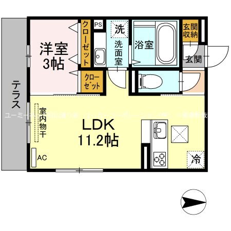 熊本県熊本市南区御幸笛田５ 1LDK アパート 賃貸物件詳細