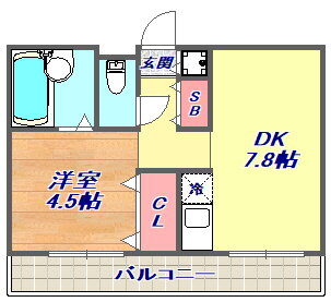 兵庫県神戸市東灘区深江本町３ 深江駅 1DK マンション 賃貸物件詳細