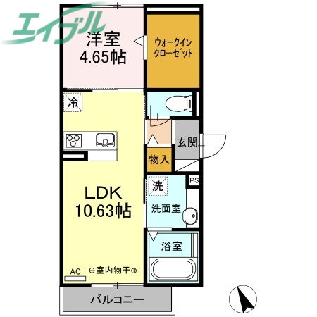 三重県四日市市東日野町 西日野駅 1LDK アパート 賃貸物件詳細