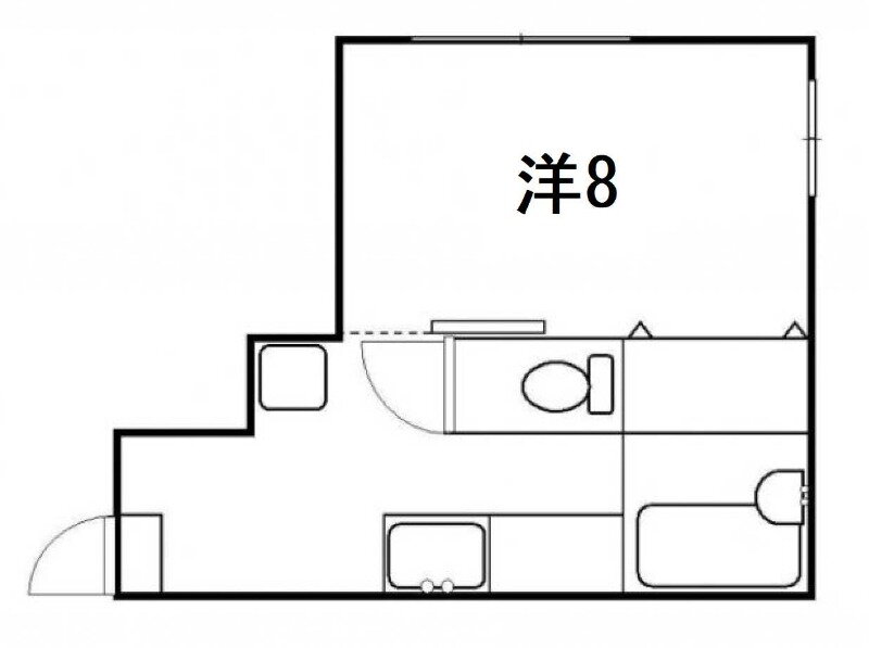 熊本県熊本市中央区新屋敷１ 九品寺交差点駅 1K アパート 賃貸物件詳細