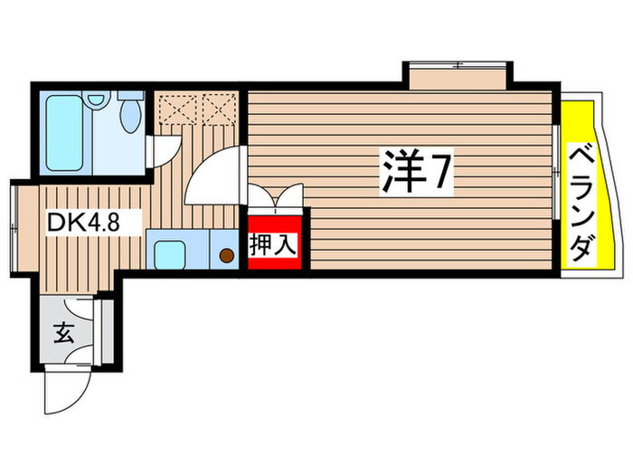 広島県広島市安佐南区西原７ 西原駅 1DK マンション 賃貸物件詳細