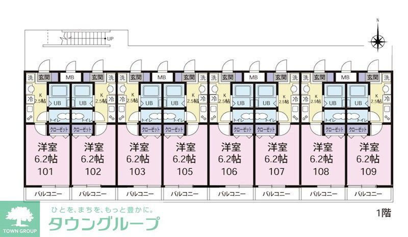 埼玉県草加市吉町２ 草加駅 1K アパート 賃貸物件詳細