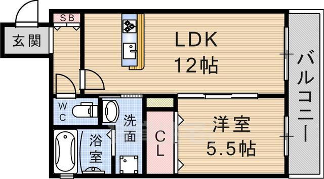兵庫県尼崎市南武庫之荘５ 武庫之荘駅 1LDK アパート 賃貸物件詳細