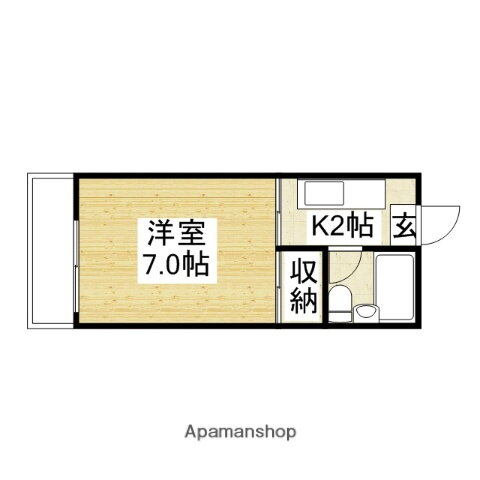愛媛県松山市御幸１ 赤十字病院前駅 1K マンション 賃貸物件詳細