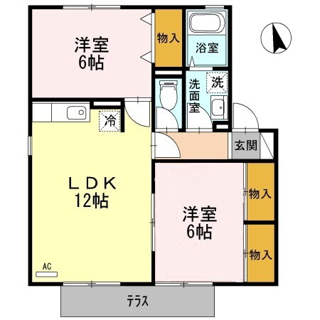兵庫県姫路市田寺６ 播磨高岡駅 2LDK アパート 賃貸物件詳細