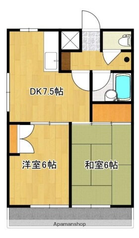 山梨県甲斐市篠原 竜王駅 2DK マンション 賃貸物件詳細