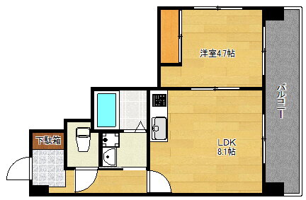 広島県広島市西区中広町１ 観音町駅 1LDK マンション 賃貸物件詳細
