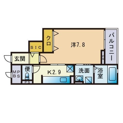 福岡県福岡市西区拾六町２ 橋本駅 1K マンション 賃貸物件詳細