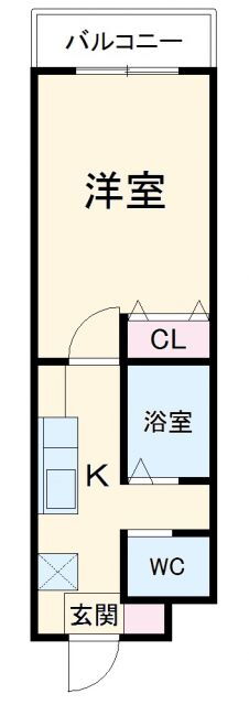 愛知県名古屋市瑞穂区雁道町２ 瑞穂区役所駅 1K マンション 賃貸物件詳細