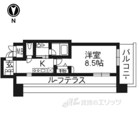 京都府京都市中京区今新在家西町 二条駅 1K マンション 賃貸物件詳細