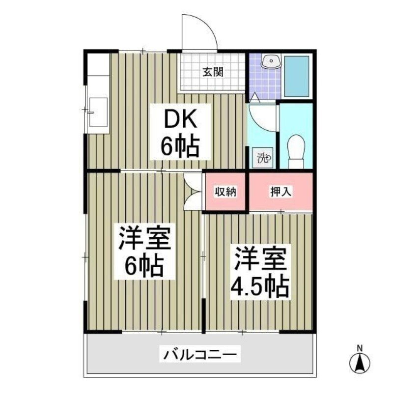 埼玉県行田市城西１ 持田駅 2DK アパート 賃貸物件詳細
