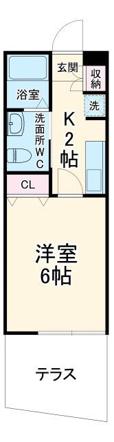 埼玉県さいたま市見沼区大字東門前 七里駅 1K アパート 賃貸物件詳細