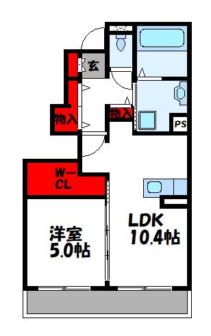 Ｄ－ｒｏｏｍ唐原Ａ 1階 1LDK 賃貸物件詳細