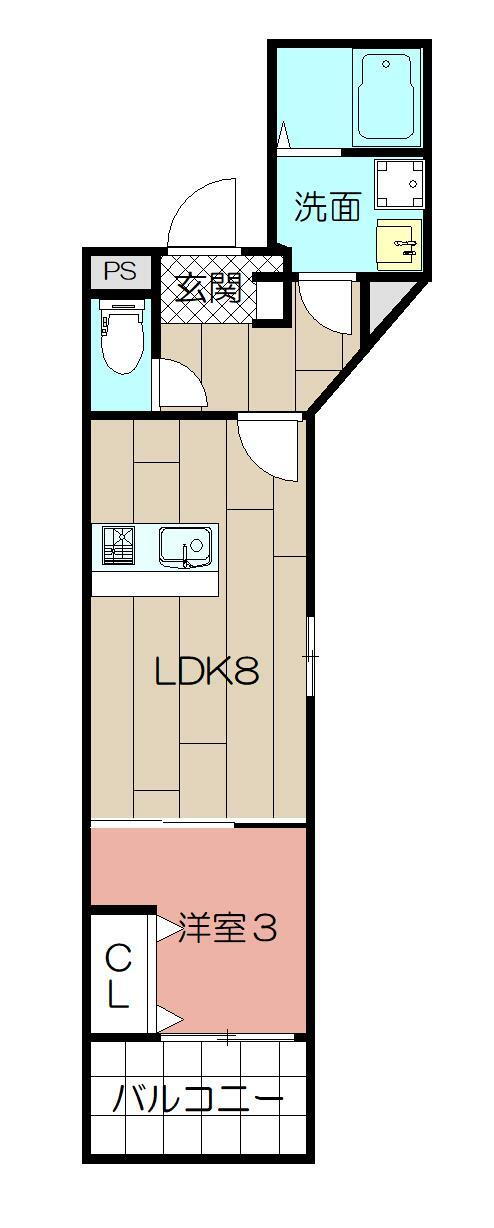 福岡県北九州市戸畑区中原東２ 九州工大前駅 1LDK マンション 賃貸物件詳細