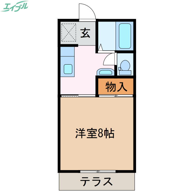 リヴィエラ　ドゥエ 2階 1K 賃貸物件詳細