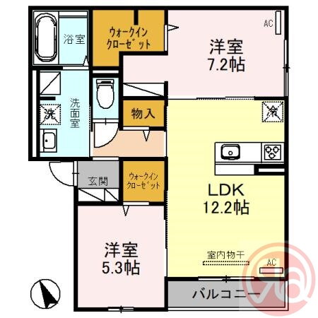 大阪府大阪市住吉区万代６ 住吉東駅 2LDK アパート 賃貸物件詳細