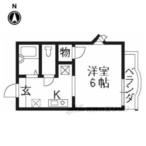 京都府京都市西京区川島有栖川町 桂駅 1K アパート 賃貸物件詳細